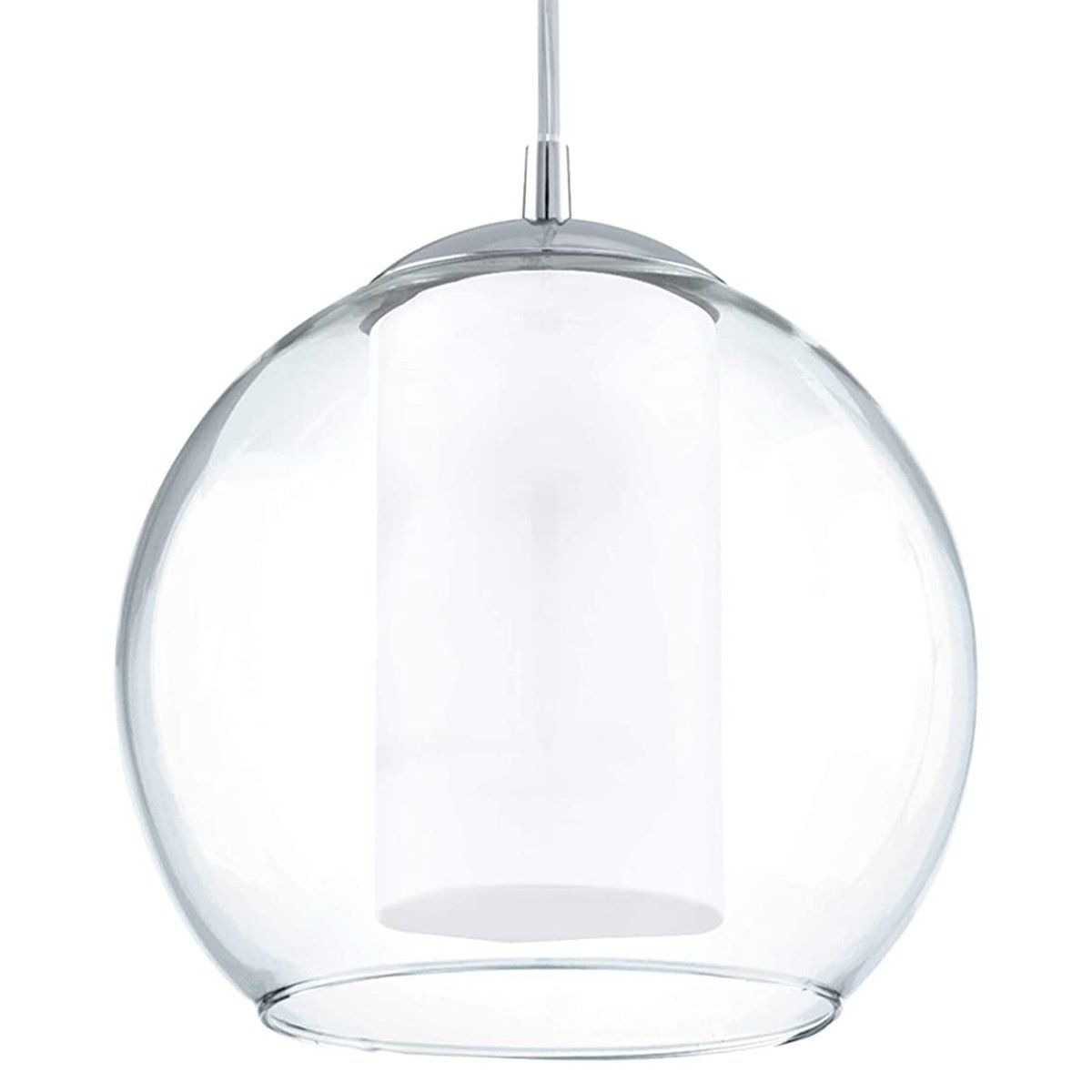 Suspension verre multiple BOLSANO transparente en verre