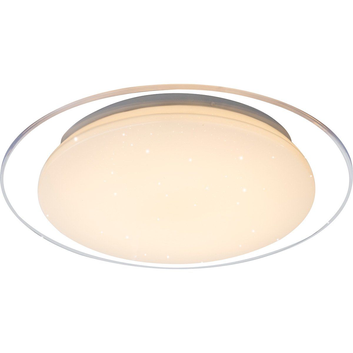 Plafonnier LED SAJAMA blanc en PVC