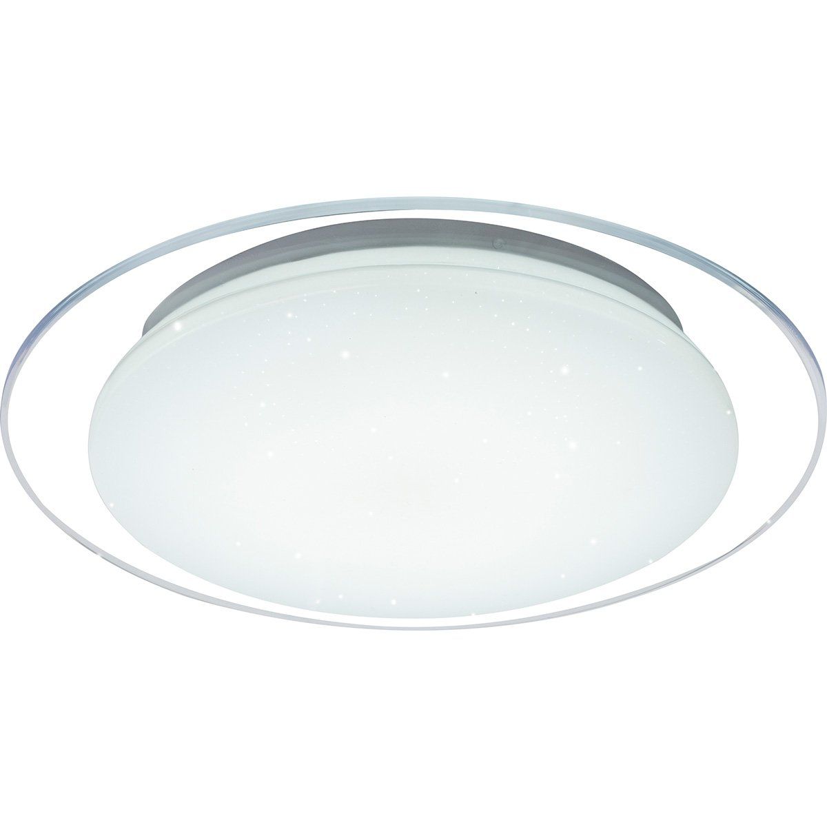 Plafonnier LED SAJAMA blanc en PVC