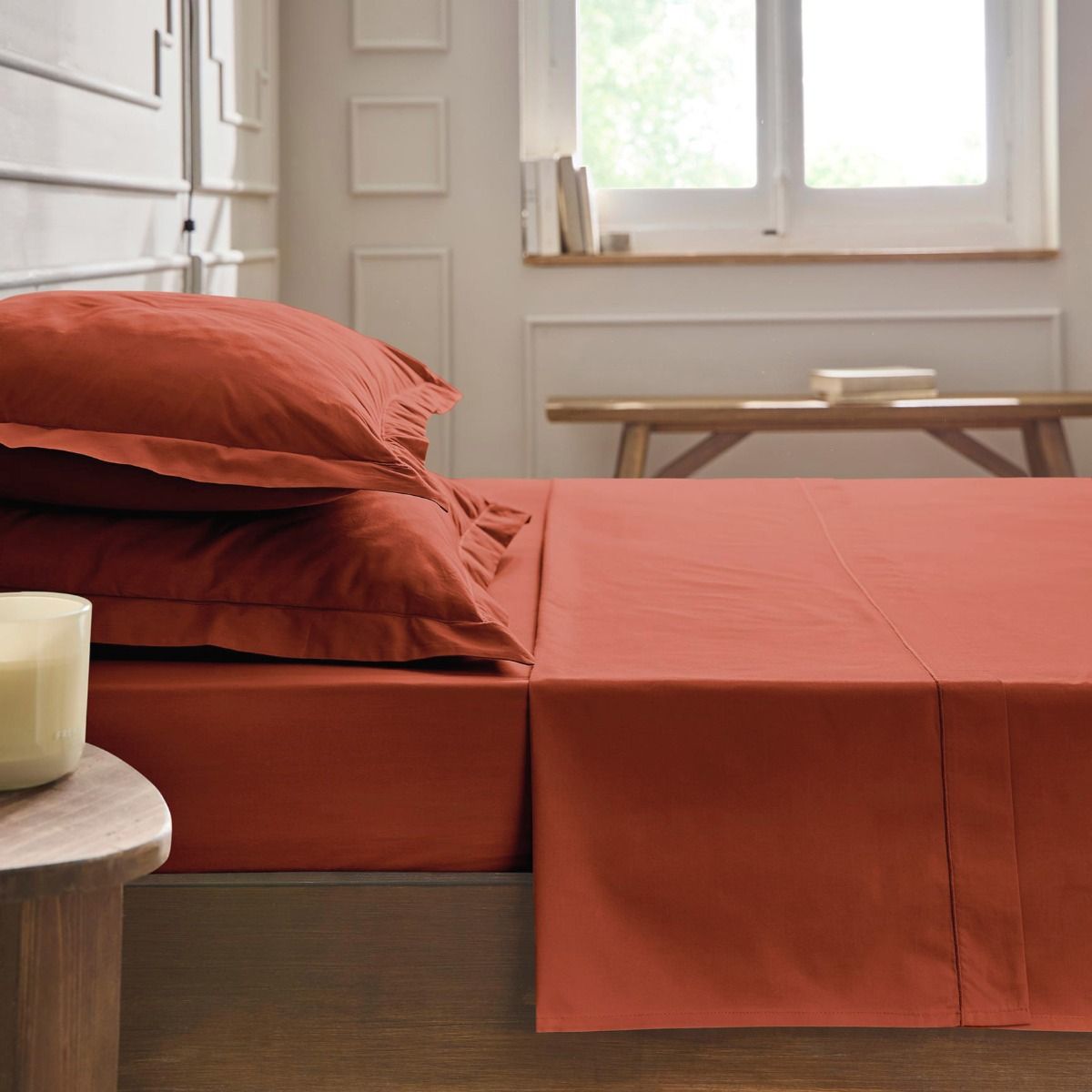Drap plat coton PERCALE