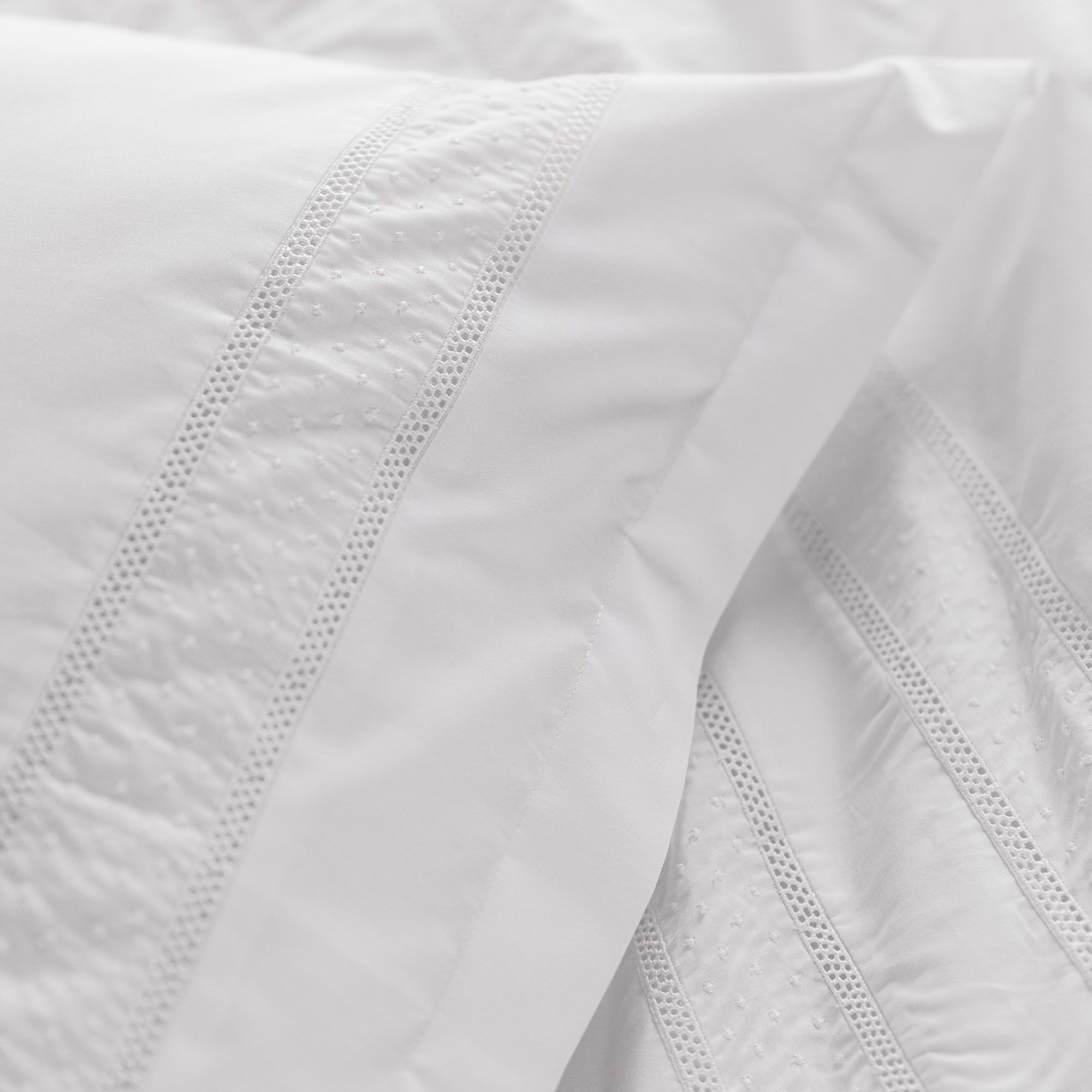 Taie d'oreiller percale de coton JESSICA