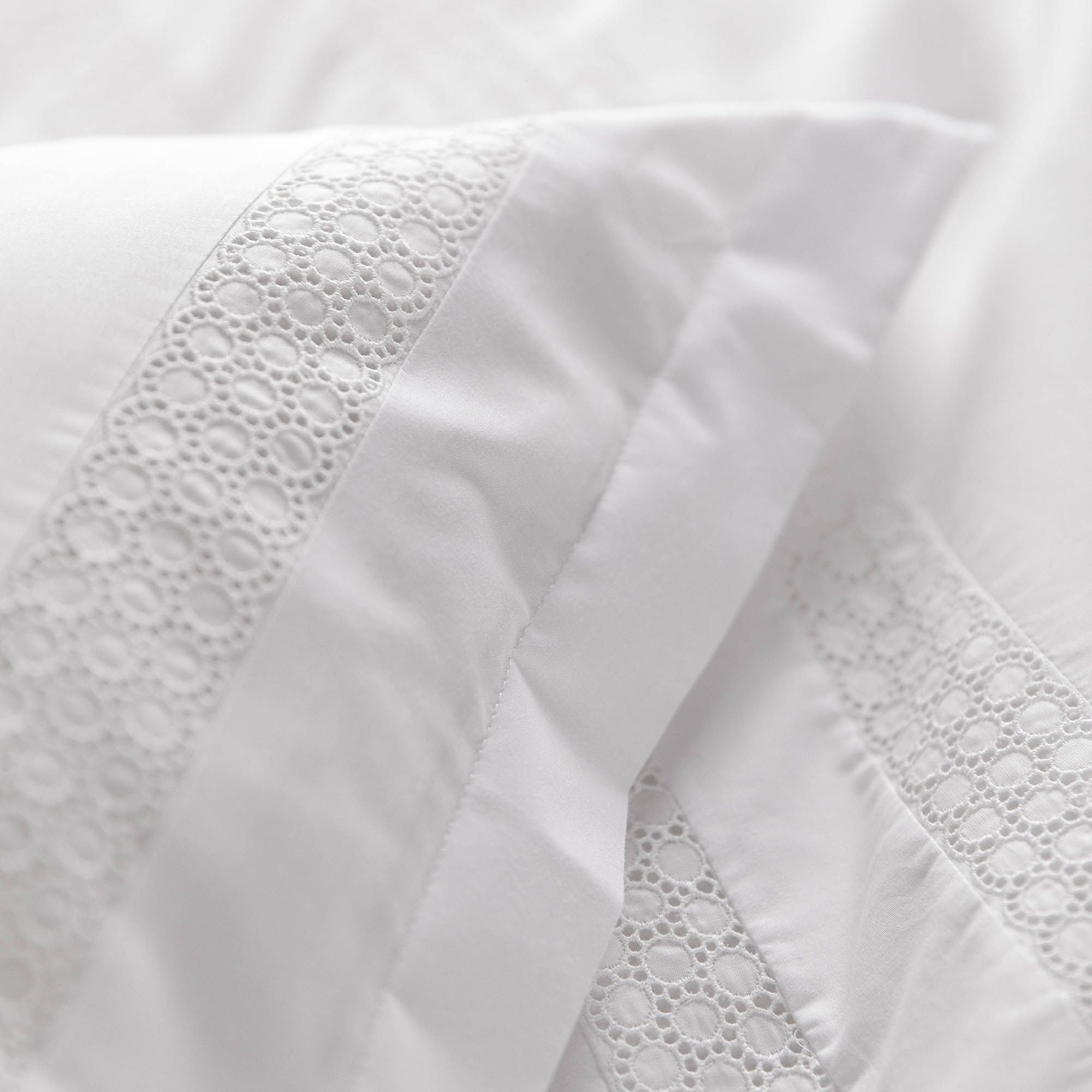 Taie d'oreiller percale de coton NICOLE