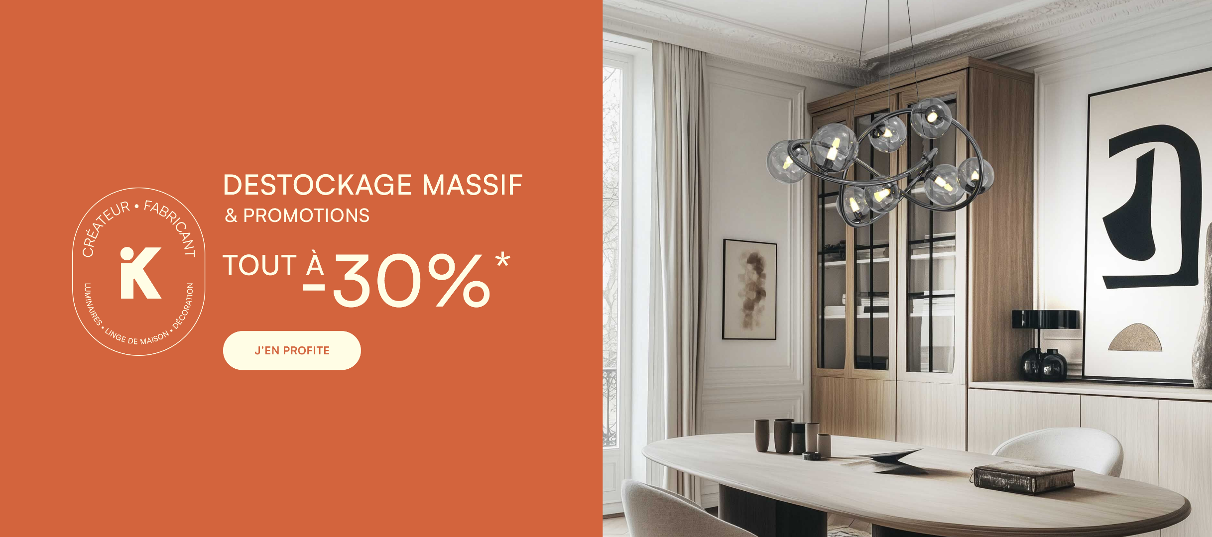 déstockage promotion luminaire