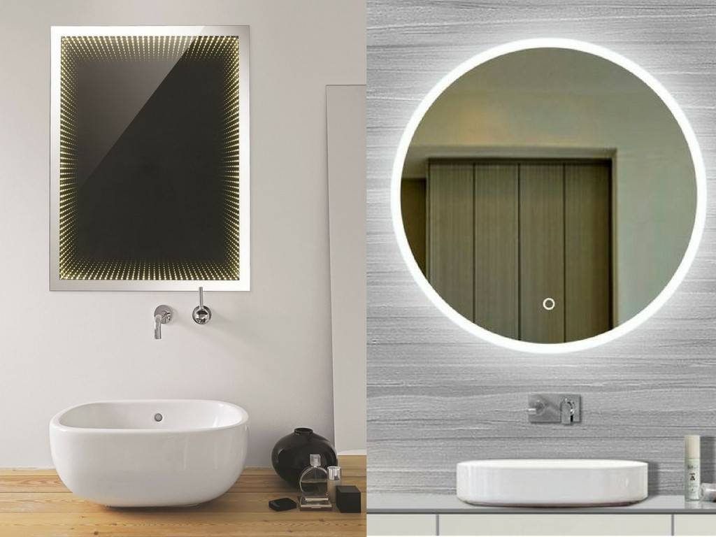 Miroirs tactiles LED – Éclairage salle de bain déco