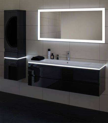 Quelque miroir de salle miroir mural salle de bains miroir éclairage DEL 50-100 cm l82
