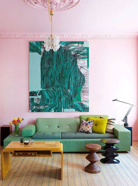 Tendance : la couleur vert d'eau en déco