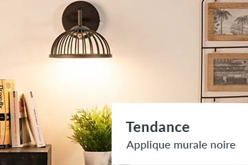 Tendance, Applique murale noire
